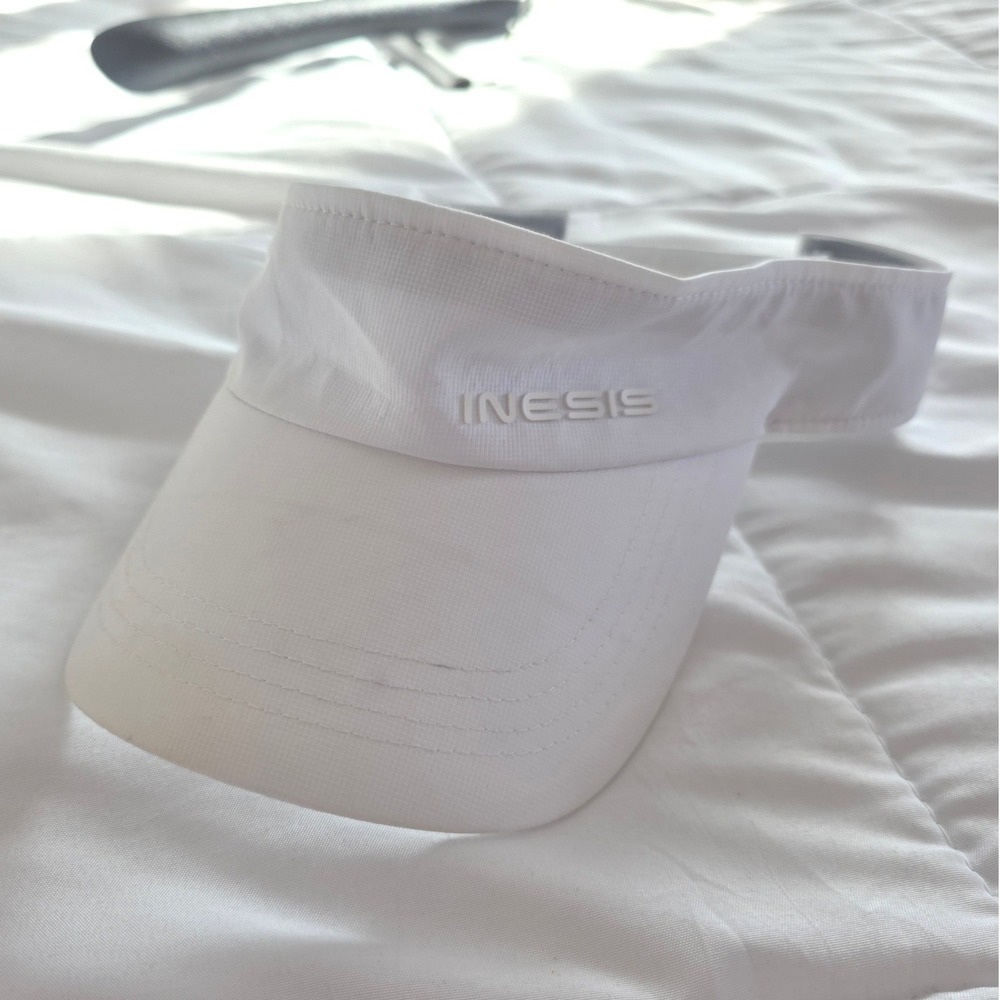 Inesis White Performance Golf Tennis Visor Hat‎ One Size Adjustable